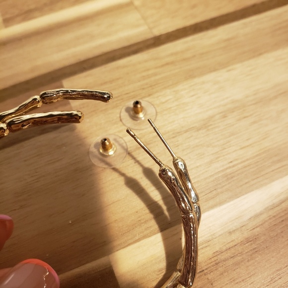 Hoop Earrings 2.25" Diameter - Picture 3 of 3